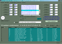 Screenshot vom Programm: Keno Expert USA